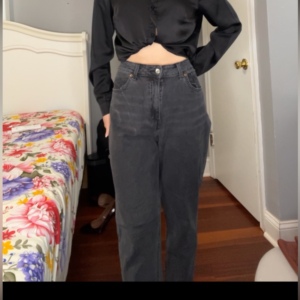 Gray jeans